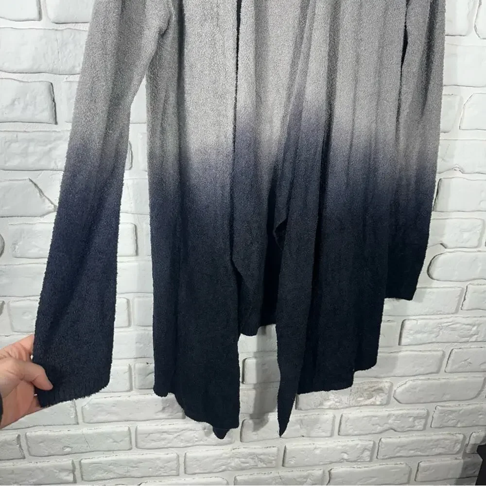 Barefoot Dreams Ombre Asymmetrical Cardigan Size Small - Picture 10 of 12